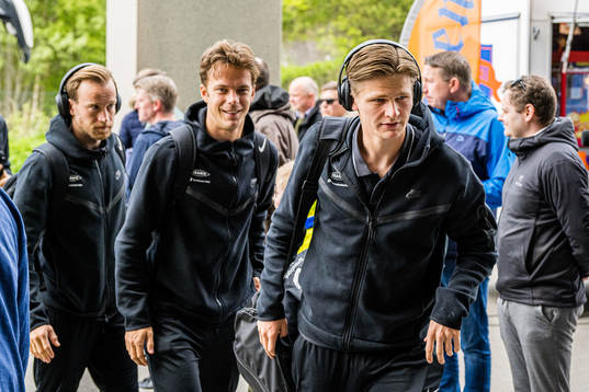 David Møller Wolfe of Brann arrives