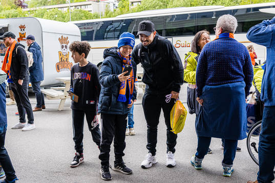 Niklas Castro of Brann arrives