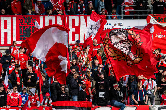 Spectators in the stands