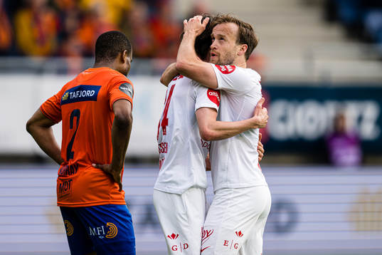 Ulrik Mathisen of Brann celebrates