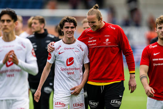 Ulrik Mathisen and Eirik Holmen Johansen of Brann