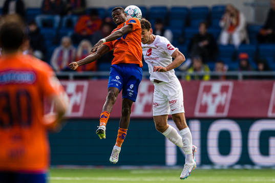 Ebiye Moses of Aalesund and Fredrik Pallesen Knudsen of