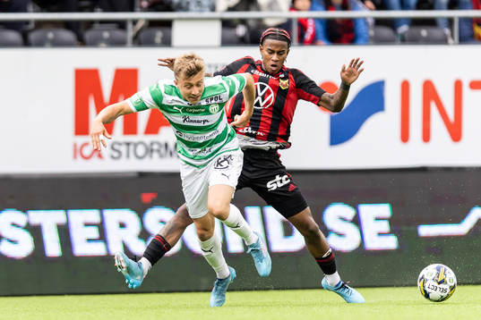 Västerås SKs Simon Gefvert och Östersunds Chovanie