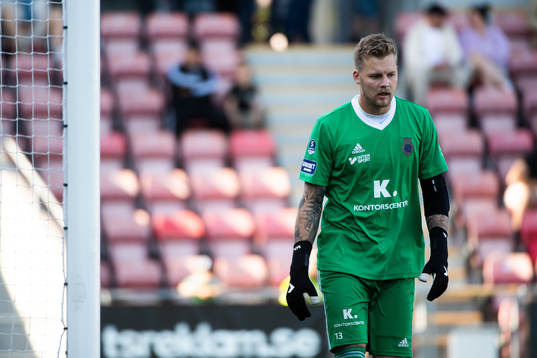 Gefles målvakt Robin Wallinder