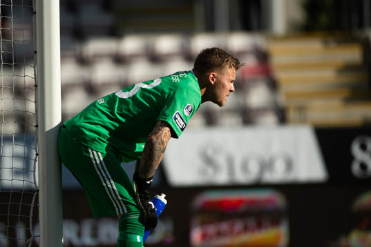 Gefles målvakt Robin Wallinder