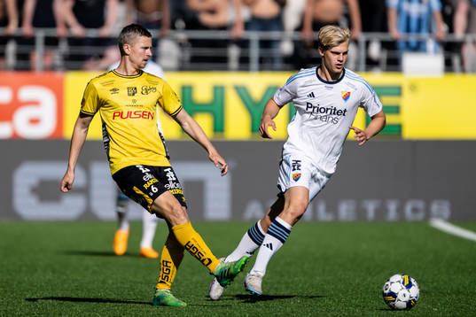 Elfsborgs Andre Ibsen Rømer och Djurgårdens Lucas Bergvall