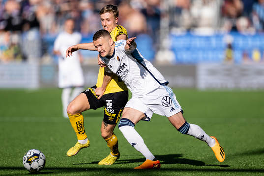 Elfsborgs Jeppe Møldrup Okkels och Djurgårdens Piotr