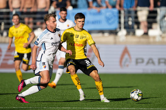 Djurgårdens Rasmus Schuller och Elfsborgs Besfort Zeneli