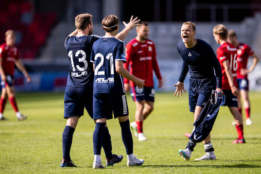 Utsiktens spelare jublar