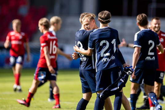 Utsiktens spelare jublar