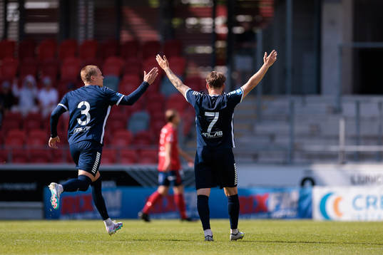 Utsiktens Jesper Brandt och Karl Bohm jublar