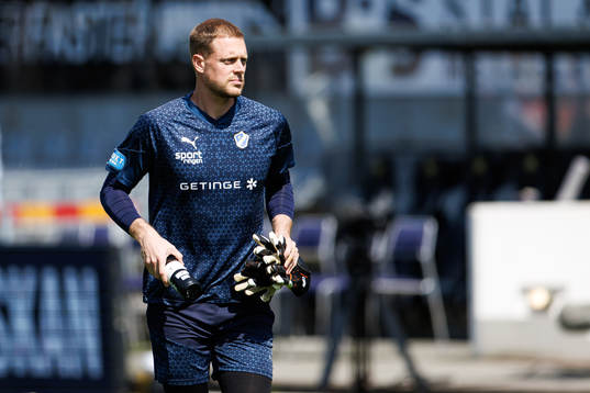 Halmstads målvakt Malkolm Nilsson Säfqvist