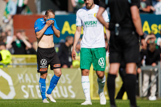 Halmstads Joel Allansson deppar