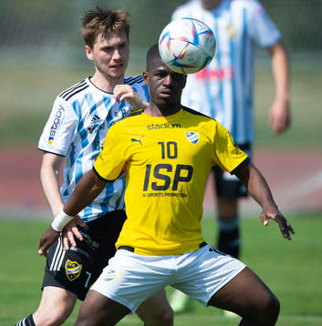 IFK Malmös Michael Dangi M´fwamba och IFK Hässleholms