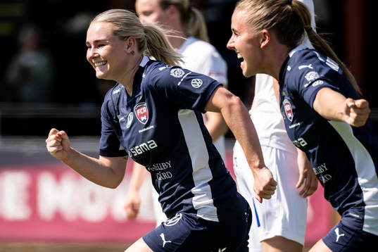 FC Rosengårds Emma Jansson jublar
