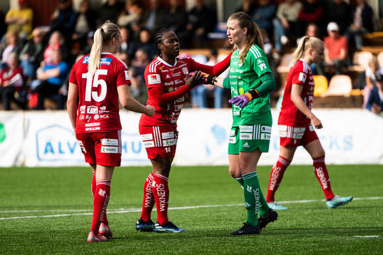 Piteås Ellen Löfqvist, Faith Ikidi Michael och målvakt