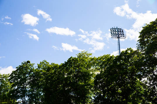 Strålkastare på Studenternas