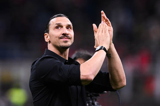 Zlatan Ibrahimovic of AC Milan