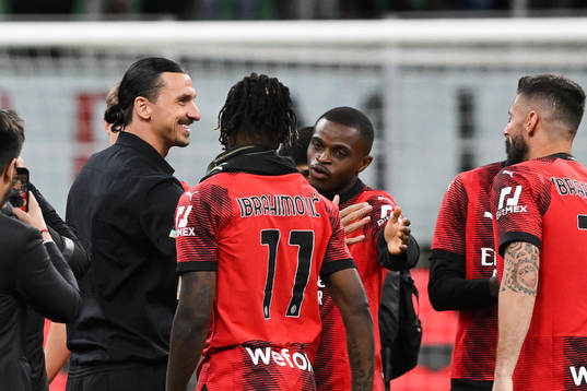 Zlatan Ibrahimovic of AC Milan