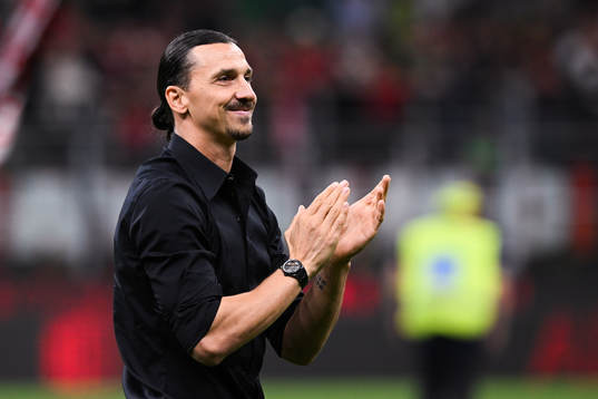 Zlatan Ibrahimovic of AC Milan