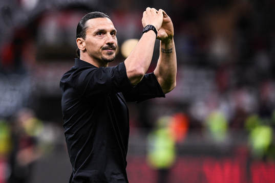 Zlatan Ibrahimovic of AC Milan