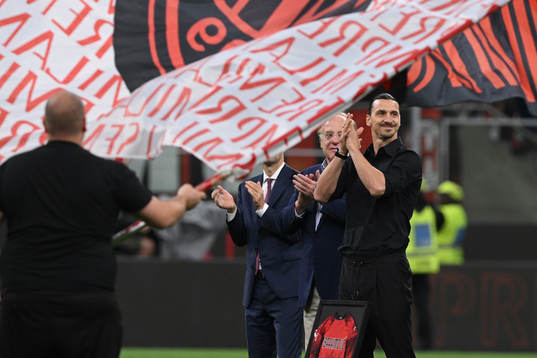 Zlatan Ibrahimovic of AC Milan
