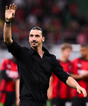 Zlatan Ibrahimovic of AC Milan