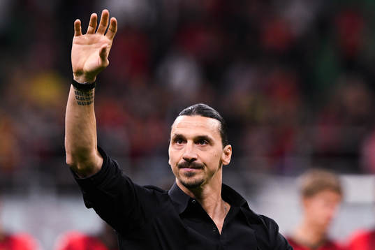Zlatan Ibrahimovic of AC Milan