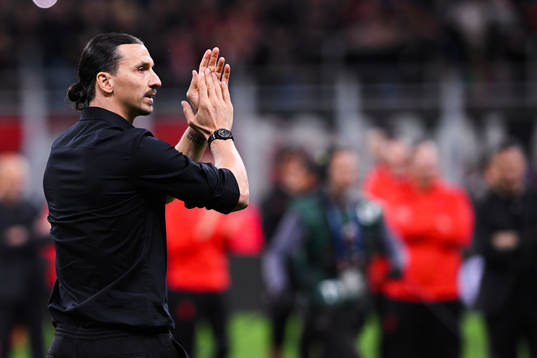 Zlatan Ibrahimovic of AC Milan
