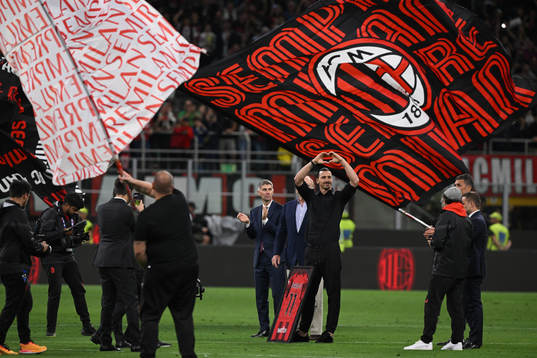 Zlatan Ibrahimovic of AC Milan