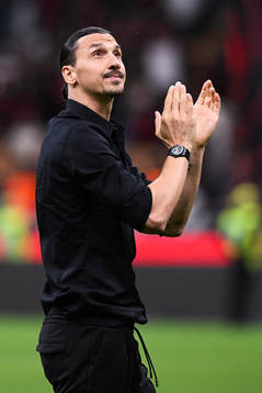 Zlatan Ibrahimovic of AC Milan