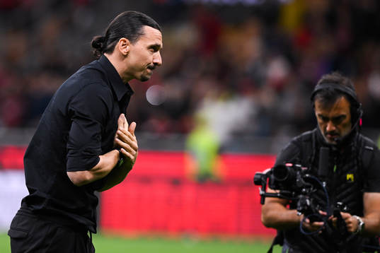 Zlatan Ibrahimovic of AC Milan