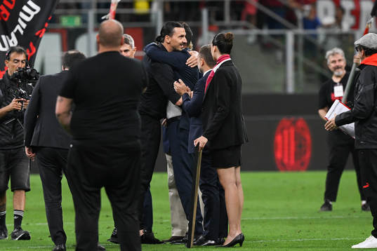 Zlatan Ibrahimovic of AC Milan