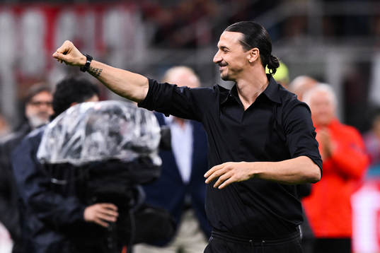 Zlatan Ibrahimovic of AC Milan
