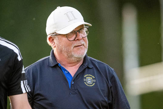 Ängelholms tränare Roar Hansen deppar