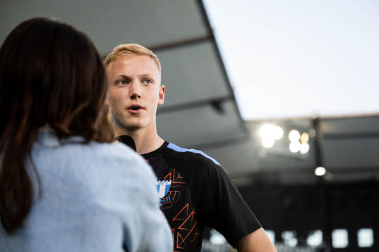 Malmö FFs Hugo Larsson