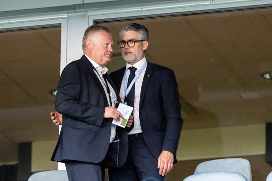 Malmö FFs ordförande Anders Pålsson och VD Niclas