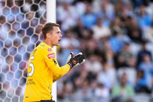 Degerfors målvakt Jonas Olsson