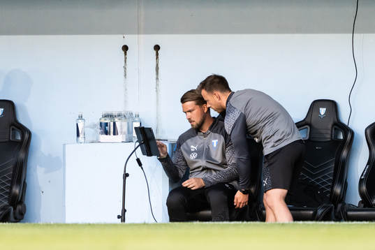 Malmö FFs assisterande tränare Theodor Olsson och