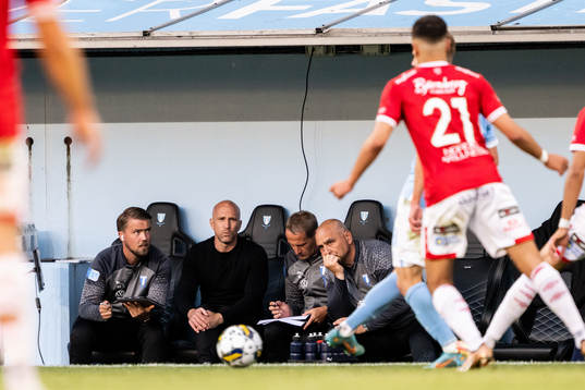 Malmö FFs assisterande tränare Theodor Olsson, tränare