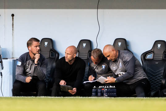 Malmö FFs assisterande tränare Theodor Olsson, tränare