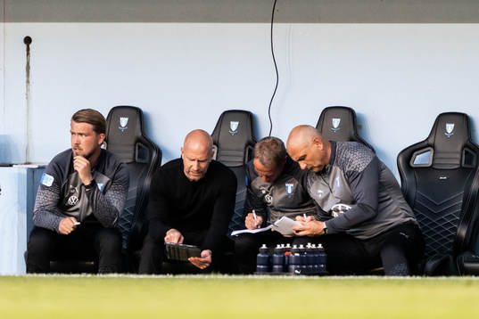 Malmö FFs assisterande tränare Theodor Olsson, tränare