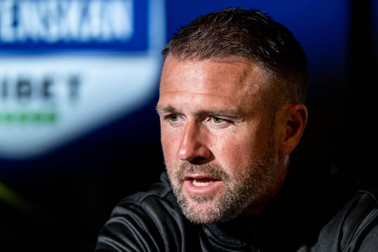 Degerfors tränare Tobias Solberg