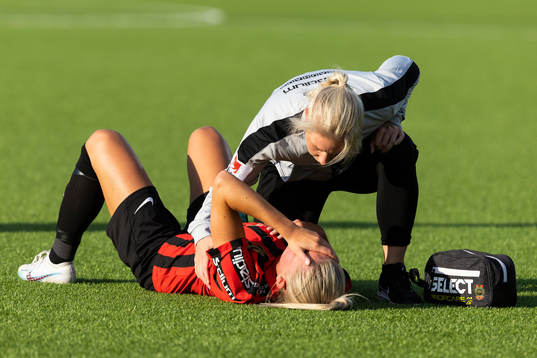 Brommapojkarnas Ellen Toivio skadat