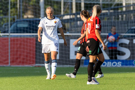 Djurgårdens Stinalisa Johansson deppar