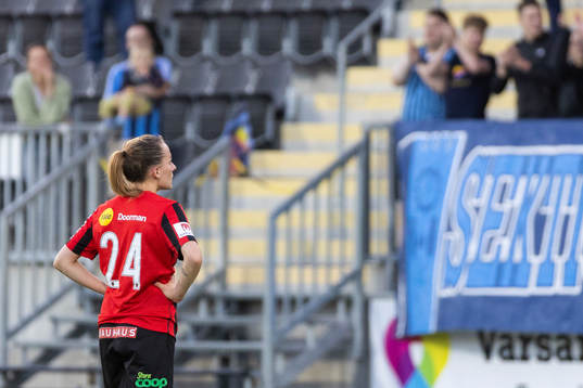 Brommapojkarnas Filippa Wallén deppar