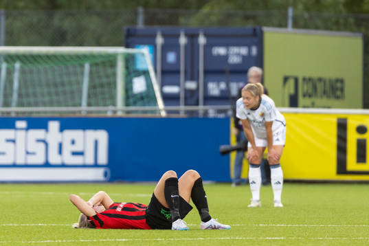 Brommapojkarnas Ellen Toivio deppar