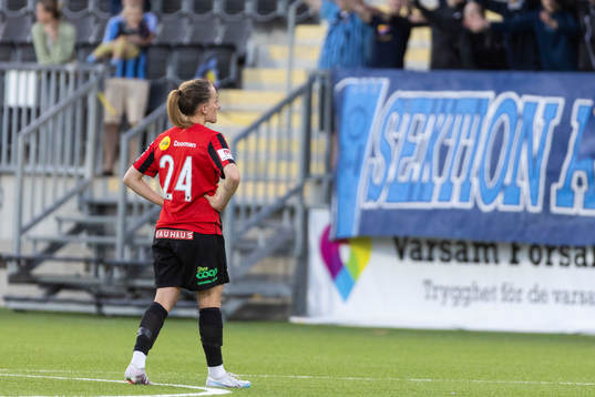 Brommapojkarnas Filippa Wallén deppar