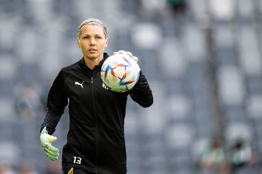 Häckens målvakt Jennifer Falk