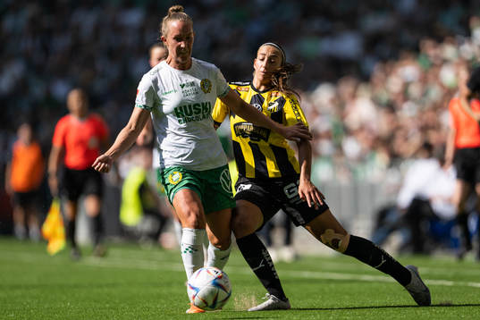 Hammarbys Julia Roddar och Häckens Rusul Rosa Kafaji